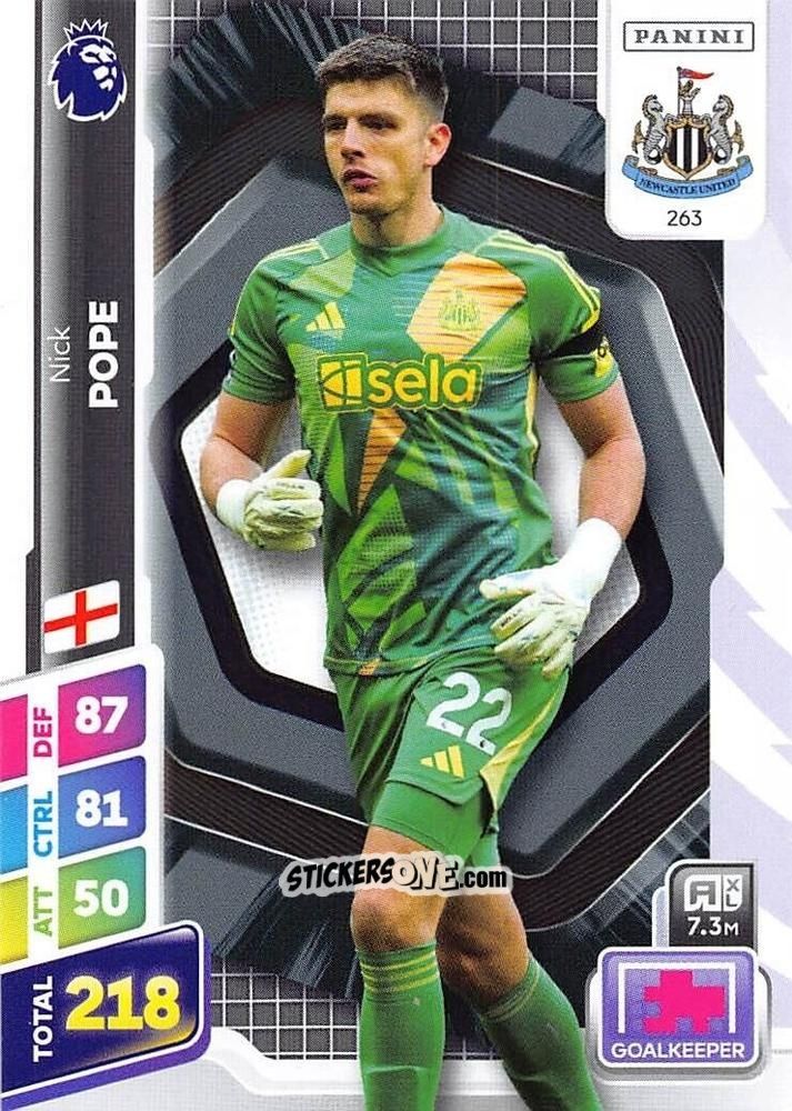 Sticker Nick Pope - English Premier League 2024-2025. Adrenalyn XL Plus
 n. 263 - Panini