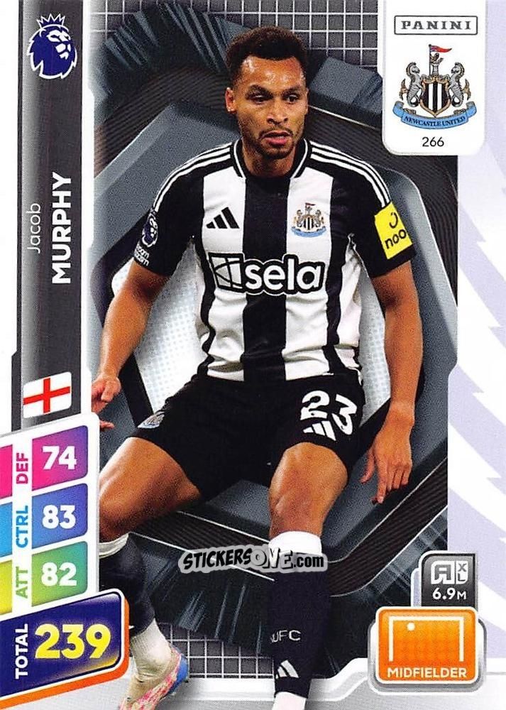 Sticker Jacob Murphy - English Premier League 2024-2025. Adrenalyn XL Plus
 n. 266 - Panini