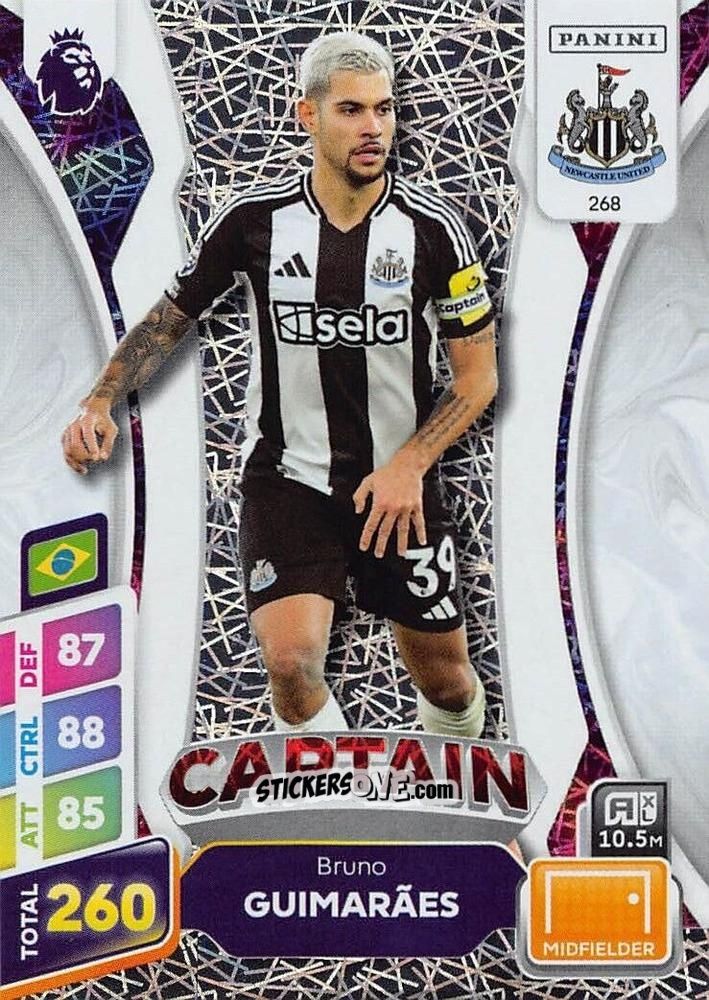 Sticker Bruno Guimarães - English Premier League 2024-2025. Adrenalyn XL Plus
 n. 268 - Panini