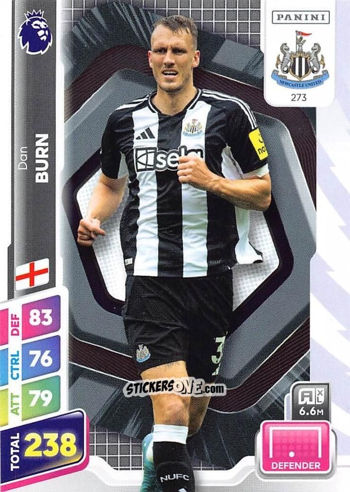 Sticker Dan Burn - English Premier League 2024-2025. Adrenalyn XL Plus
 n. 273 - Panini