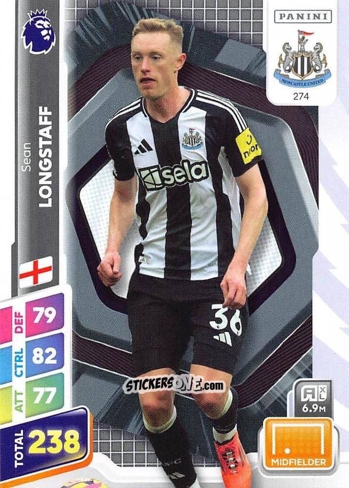Sticker Sean Longstaff - English Premier League 2024-2025. Adrenalyn XL Plus
 n. 274 - Panini
