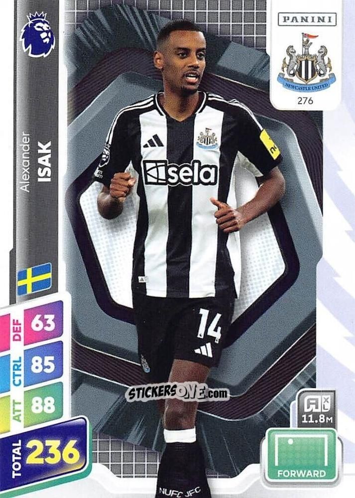 Sticker Alexander Isak - English Premier League 2024-2025. Adrenalyn XL Plus
 n. 276 - Panini