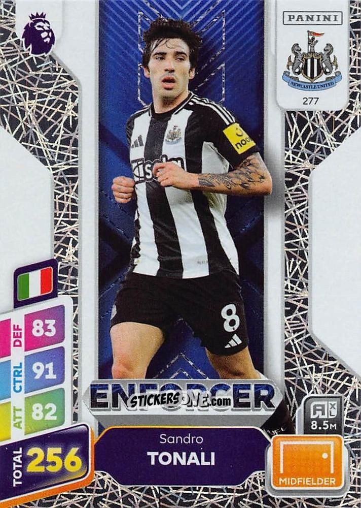 Sticker Sandro Tonali - English Premier League 2024-2025. Adrenalyn XL Plus
 n. 277 - Panini