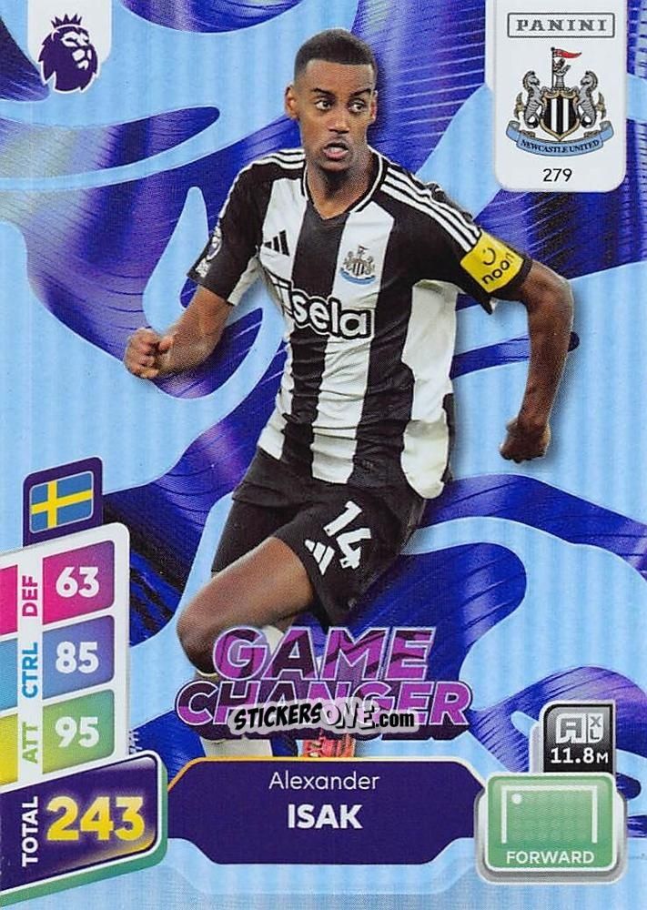 Sticker Alexander Isak - English Premier League 2024-2025. Adrenalyn XL Plus
 n. 279 - Panini