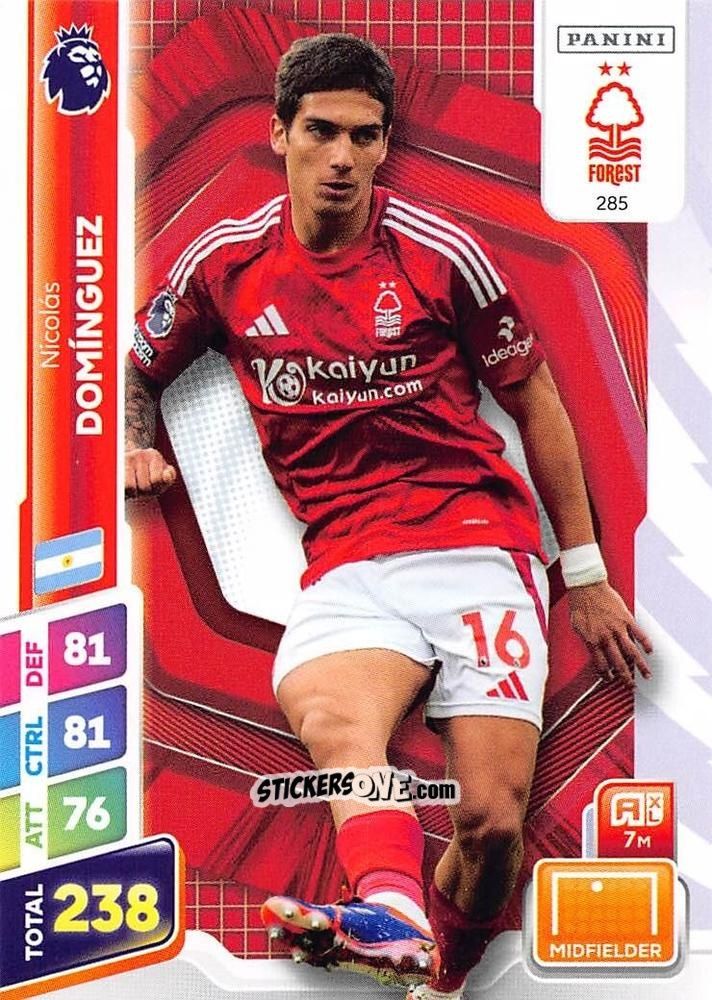 Sticker Nicolás Domínguez - English Premier League 2024-2025. Adrenalyn XL Plus
 n. 285 - Panini