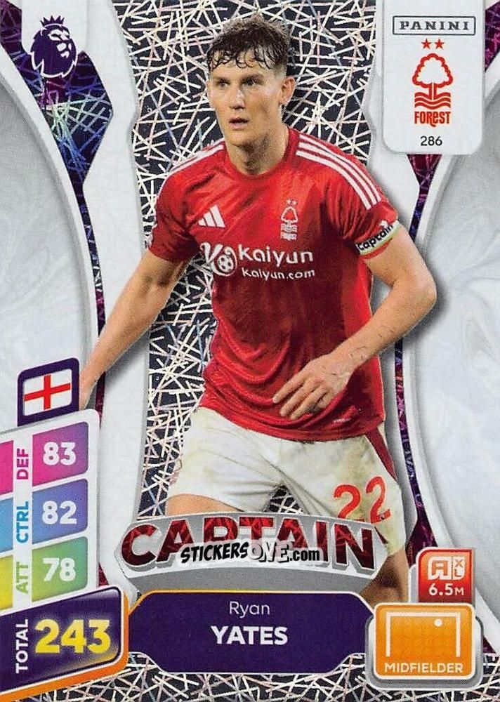 Cromo Ryan Yates - English Premier League 2024-2025. Adrenalyn XL Plus
 n. 286 - Panini