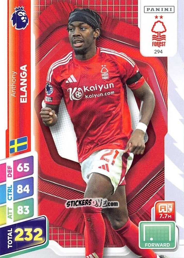 Sticker Anthony Elanga - English Premier League 2024-2025. Adrenalyn XL Plus
 n. 294 - Panini