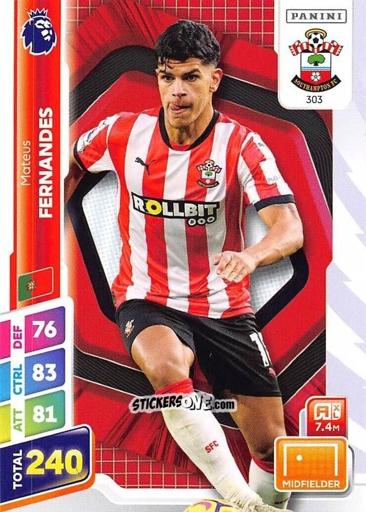 Sticker Mateus Fernandes - English Premier League 2024-2025. Adrenalyn XL Plus
 n. 303 - Panini