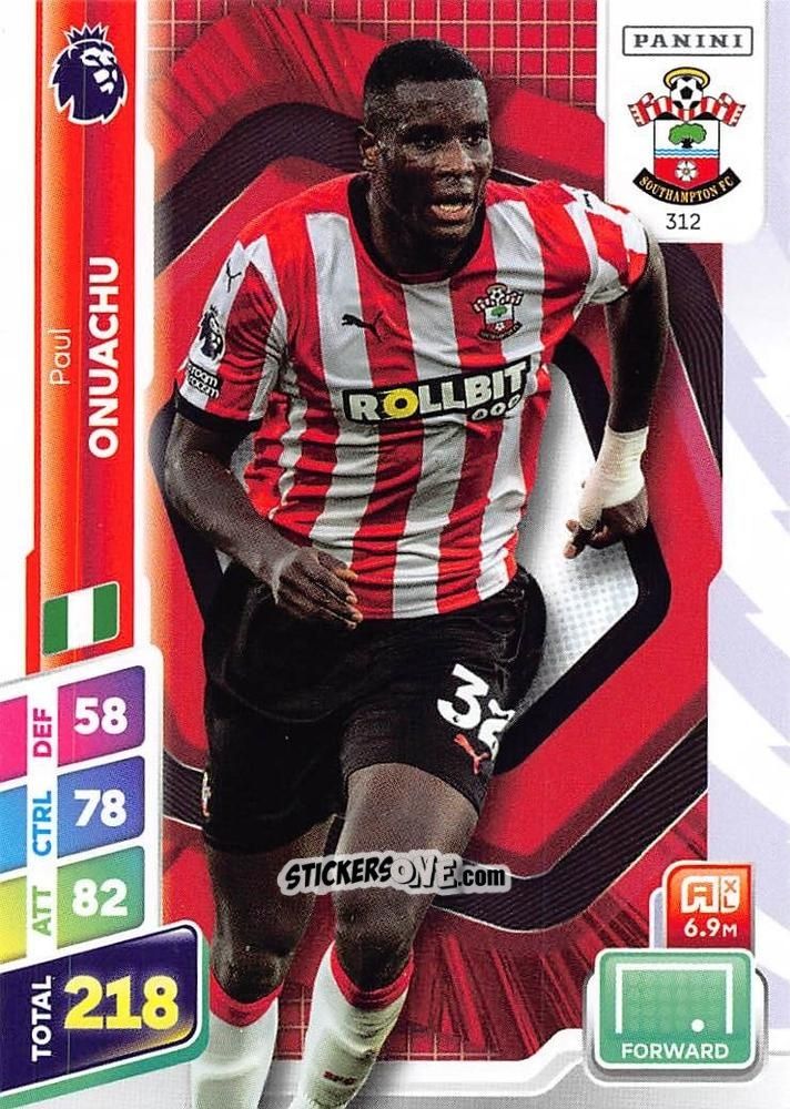 Sticker Paul Onuachu - English Premier League 2024-2025. Adrenalyn XL Plus
 n. 312 - Panini
