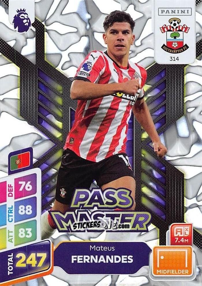 Sticker Mateus Fernandes - English Premier League 2024-2025. Adrenalyn XL Plus
 n. 314 - Panini