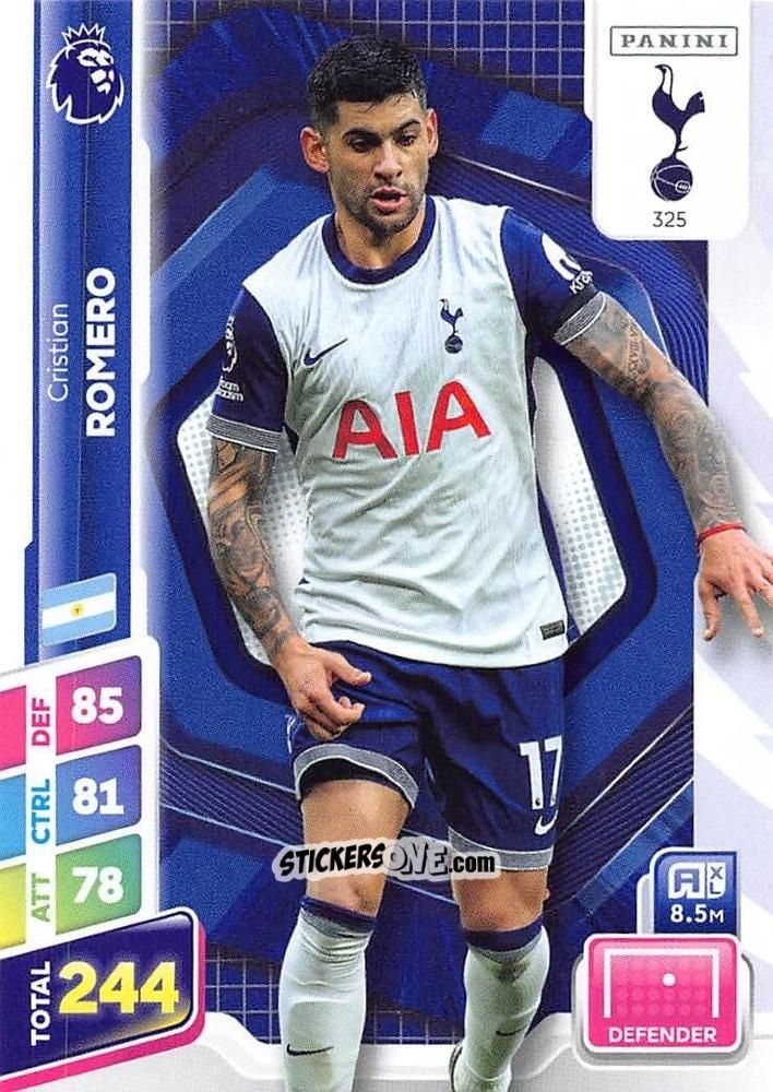 Cromo Cristian Romero - English Premier League 2024-2025. Adrenalyn XL Plus
 n. 325 - Panini