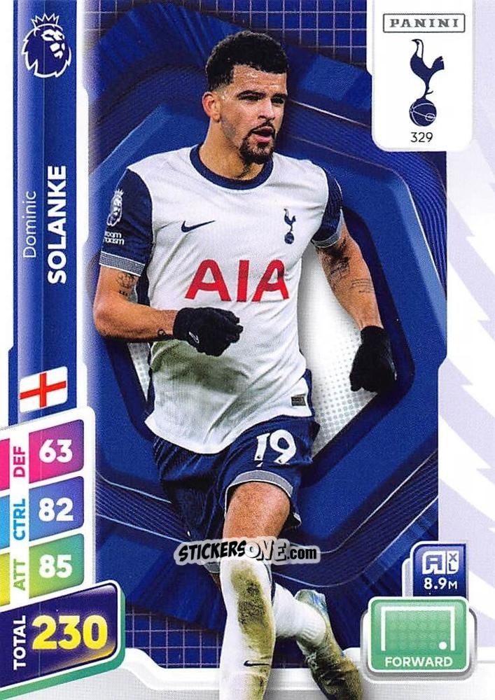 Sticker Dominic Solanke - English Premier League 2024-2025. Adrenalyn XL Plus
 n. 329 - Panini