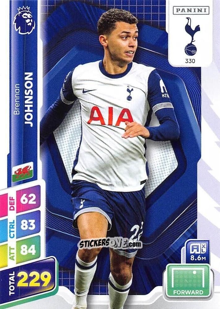 Cromo Brennan Johnson - English Premier League 2024-2025. Adrenalyn XL Plus
 n. 330 - Panini