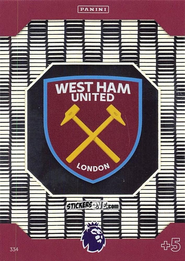 Figurina Club Crest - English Premier League 2024-2025. Adrenalyn XL Plus
 n. 334 - Panini