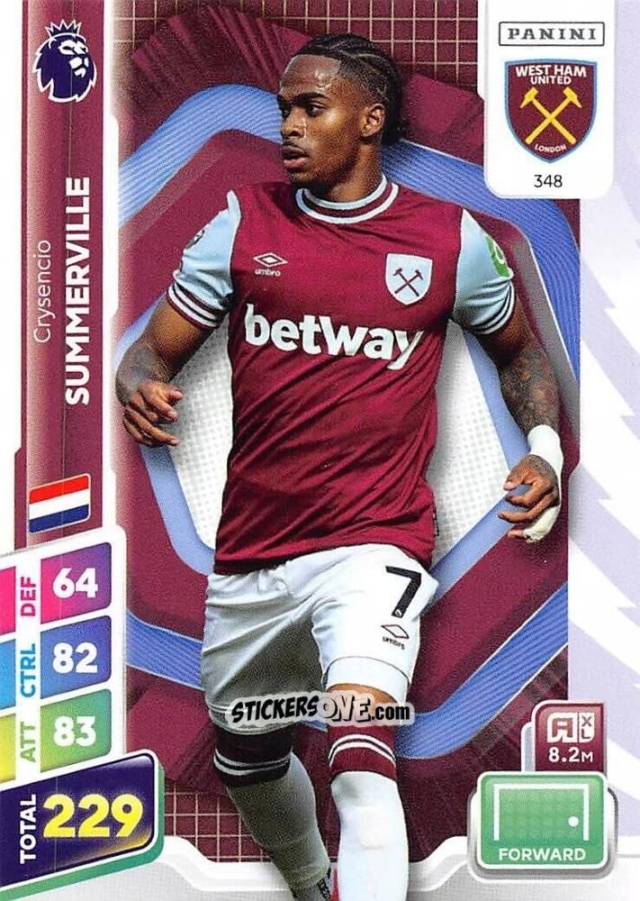 Figurina Crysencio Summerville - English Premier League 2024-2025. Adrenalyn XL Plus
 n. 348 - Panini