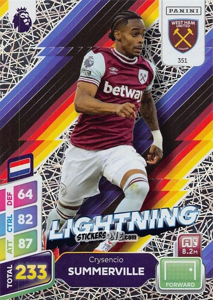 Sticker Crysencio Summerville - English Premier League 2024-2025. Adrenalyn XL Plus
 n. 351 - Panini