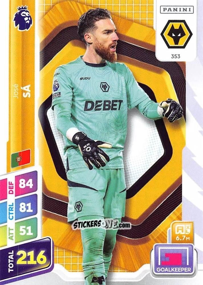 Sticker José Sá - English Premier League 2024-2025. Adrenalyn XL Plus
 n. 353 - Panini