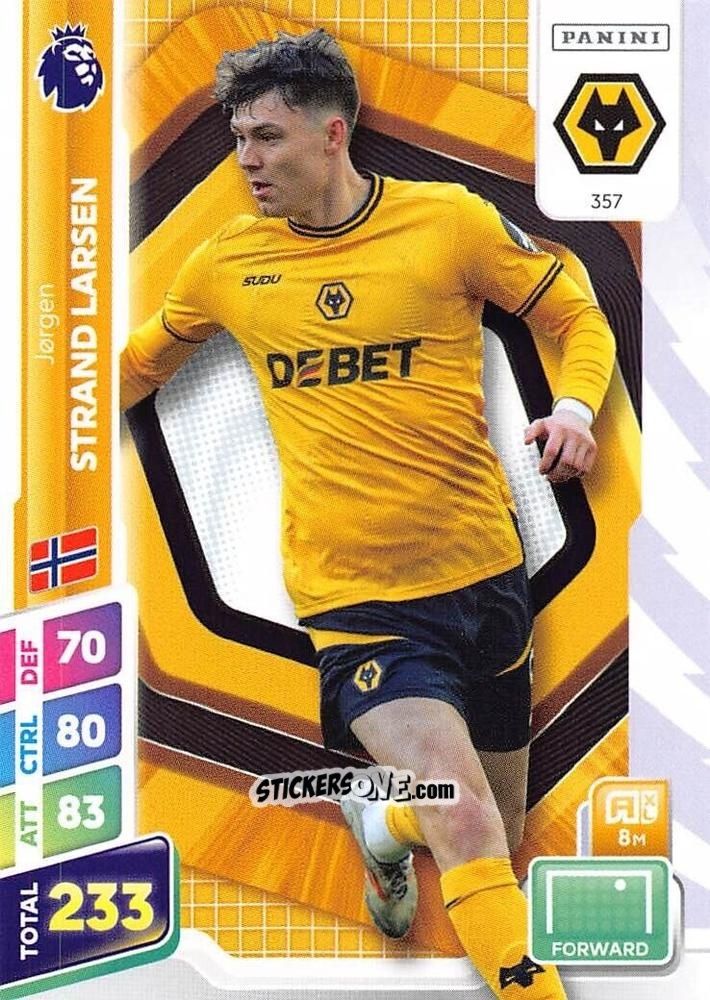Sticker Jørgen Strand Larsen - English Premier League 2024-2025. Adrenalyn XL Plus
 n. 357 - Panini