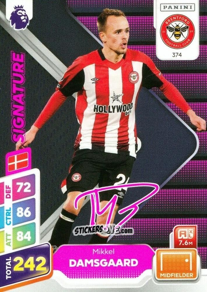 Sticker Mikkel Damsgaard - English Premier League 2024-2025. Adrenalyn XL Plus
 n. 374 - Panini