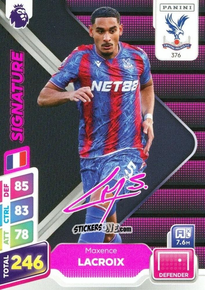 Cromo Maxence Lacroix - English Premier League 2024-2025. Adrenalyn XL Plus
 n. 376 - Panini