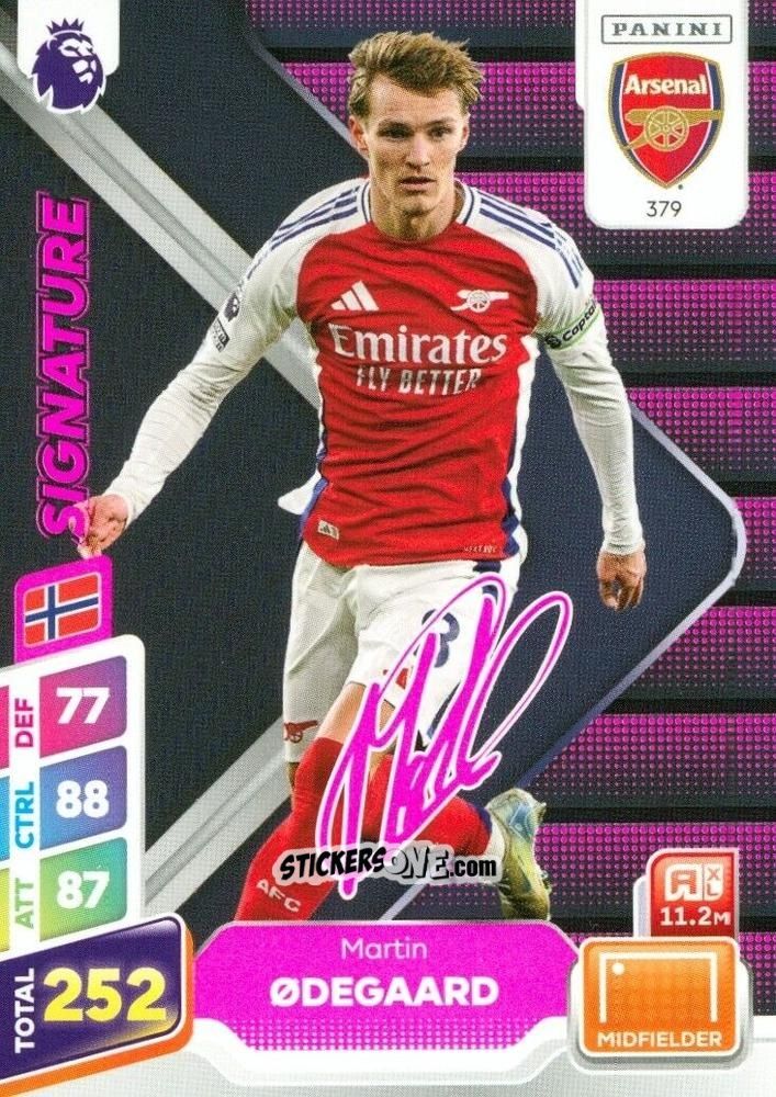Sticker Martin Ødegaard - English Premier League 2024-2025. Adrenalyn XL Plus
 n. 379 - Panini