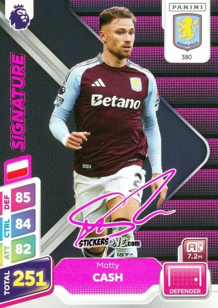 Sticker Matty Cash - English Premier League 2024-2025. Adrenalyn XL Plus
 n. 380 - Panini