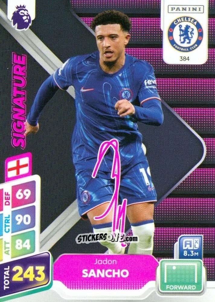 Cromo Jadon Sancho - English Premier League 2024-2025. Adrenalyn XL Plus
 n. 384 - Panini