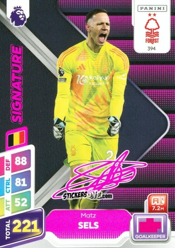Figurina Matz Sels - English Premier League 2024-2025. Adrenalyn XL Plus
 n. 394 - Panini