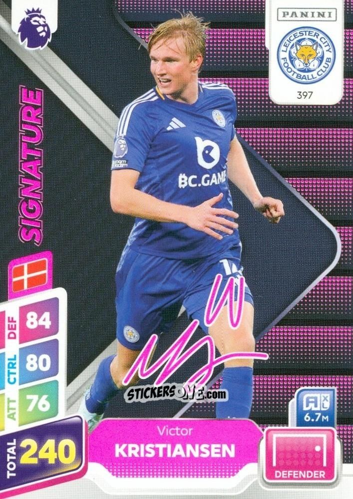 Cromo Victor Kristiansen - English Premier League 2024-2025. Adrenalyn XL Plus
 n. 397 - Panini