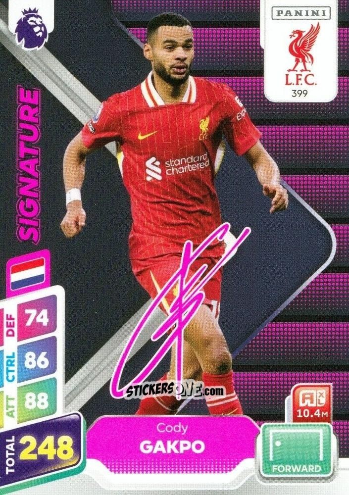 Sticker Cody Gakpo - English Premier League 2024-2025. Adrenalyn XL Plus
 n. 399 - Panini