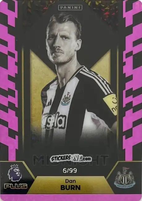 Sticker Dan Burn - English Premier League 2024-2025. Adrenalyn XL Plus
 n. MI15P - Panini