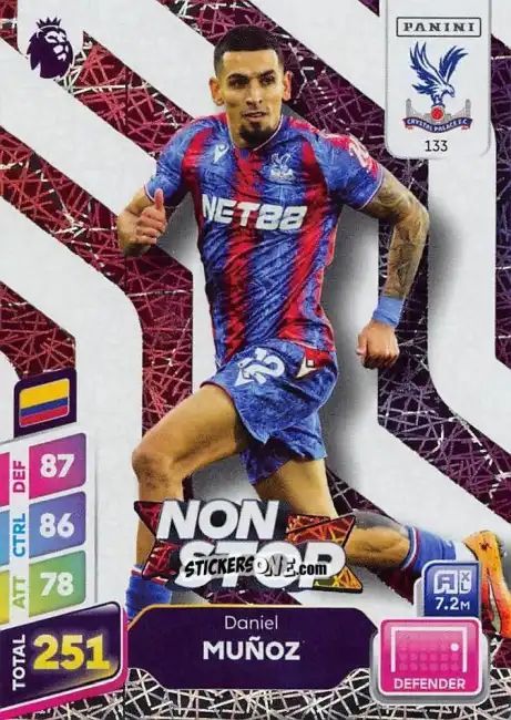Cromo Daniel Munoz - English Premier League 2024-2025. Adrenalyn XL Plus
 n. 133 - Panini