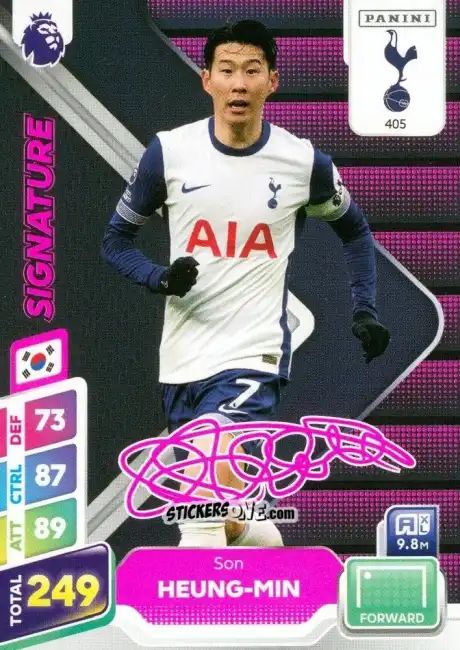 Cromo Son Heung-Min - English Premier League 2024-2025. Adrenalyn XL Plus
 n. 405 - Panini