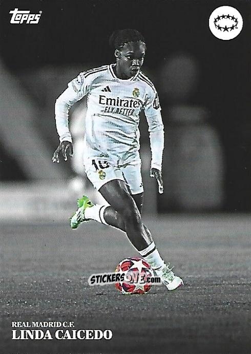 Figurina Linda Caicedo - Simplicidad UEFA Club Competitions 2024-2025
 n. 55 - Topps
