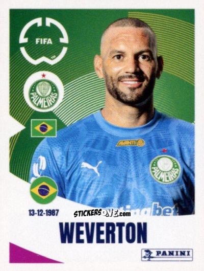 Cromo Weverton - FIFA Club World Cup 2025
 n. 6 - Panini
