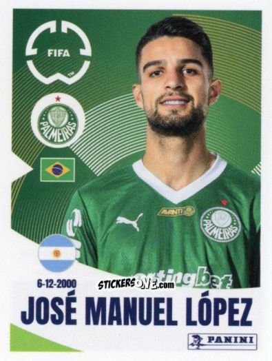 Figurina José Manuel López - FIFA Club World Cup 2025
 n. 20 - Panini