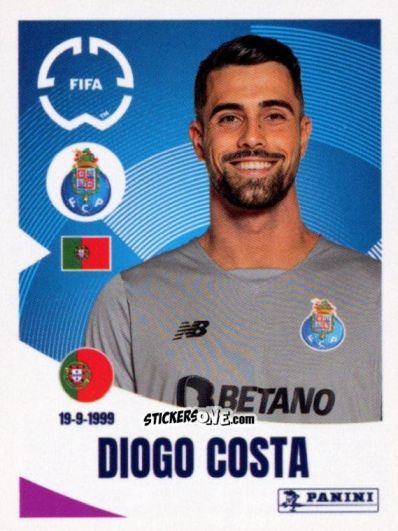 Figurina Diogo Costa - FIFA Club World Cup 2025
 n. 24 - Panini