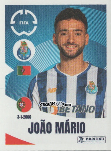 Cromo João Mário - FIFA Club World Cup 2025
 n. 28 - Panini