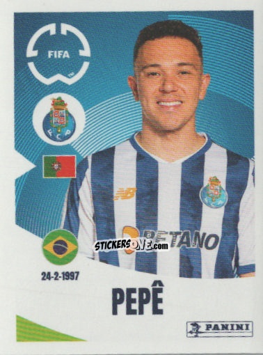 Sticker Pepê - FIFA Club World Cup 2025
 n. 38 - Panini