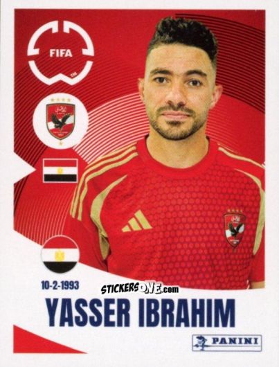 Sticker Yasser Ibrahim - FIFA Club World Cup 2025
 n. 45 - Panini