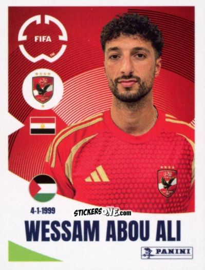 Sticker Wessam Abou Ali - FIFA Club World Cup 2025
 n. 54 - Panini