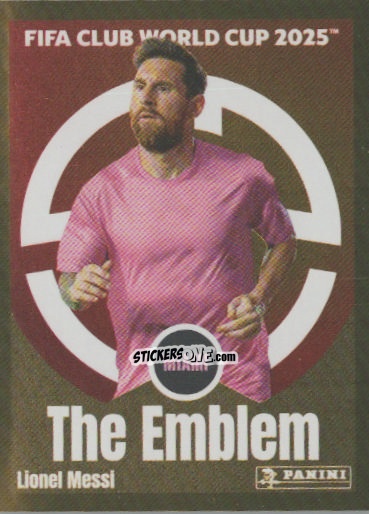 Sticker Lionel Messi (The Emblem) - FIFA Club World Cup 2025
 n. 59 - Panini