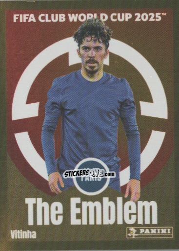 Cromo Vitinha (The Emblem) - FIFA Club World Cup 2025
 n. 73 - Panini