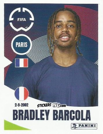 Sticker Bradley Barcola - FIFA Club World Cup 2025
 n. 75 - Panini