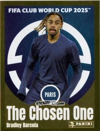Sticker Bradley Barcola (The Chosen One) - FIFA Club World Cup 2025
 n. 76 - Panini