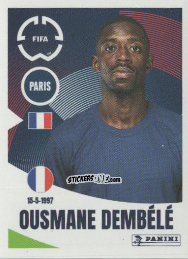 Cromo Ousmane Dembélé - FIFA Club World Cup 2025
 n. 77 - Panini