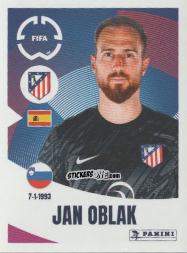 Cromo Jan Oblak - FIFA Club World Cup 2025
 n. 81 - Panini