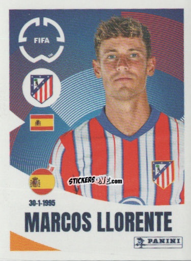 Cromo Marcos Llorente - FIFA Club World Cup 2025
 n. 88 - Panini