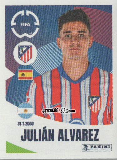 Cromo Julián Alvarez - FIFA Club World Cup 2025
 n. 90 - Panini