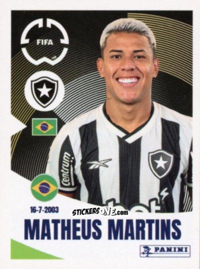 Figurina Matheus Martins - FIFA Club World Cup 2025
 n. 114 - Panini